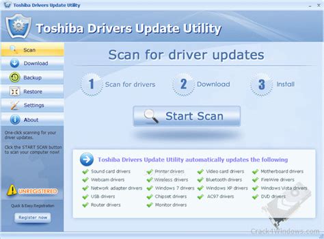 How To Crack Toshiba Drivers Update Utility