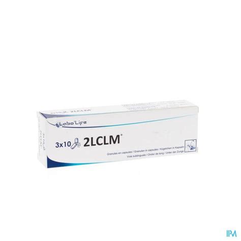 2lclm Caps 30 Pharmacie En Ligne En Belgique Pharmazone