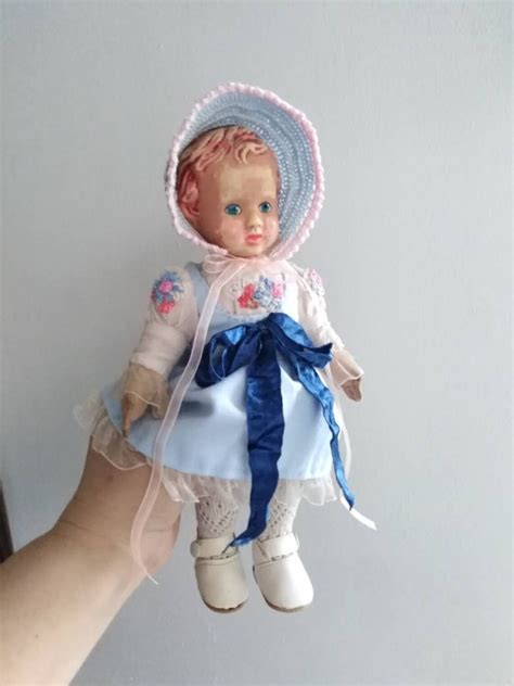 1930s Celluloid Doll Jointed Cloth Body 10 Inch Antique Etsy