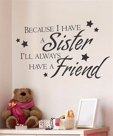 wall quotes™ by belvedere designs black sister friend wall quote wall quotes sister friends
