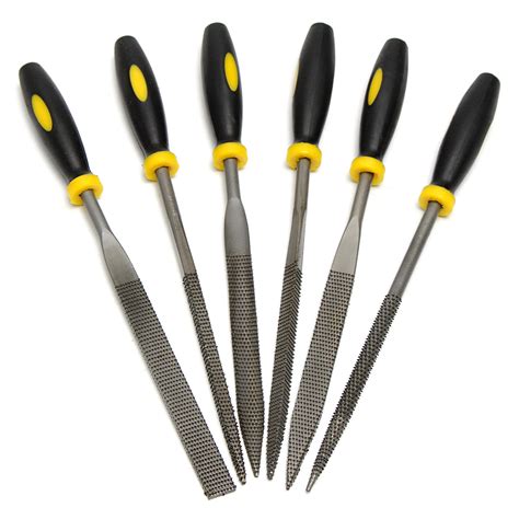 6pcs Mini Files Metal Filing Rasp Needle File Wood Tools Hand