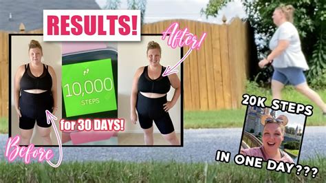 10k Steps A Day For 30 Days Results Walking For Weight Loss Weight