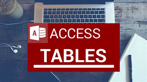 Microsoft Access Tables Youtube