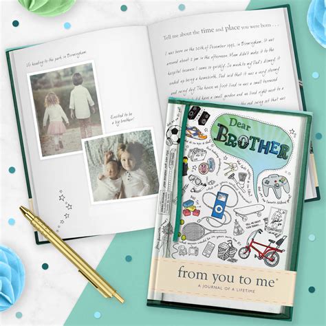 Dear Brother A Guided Memory T Journal By From You To Me