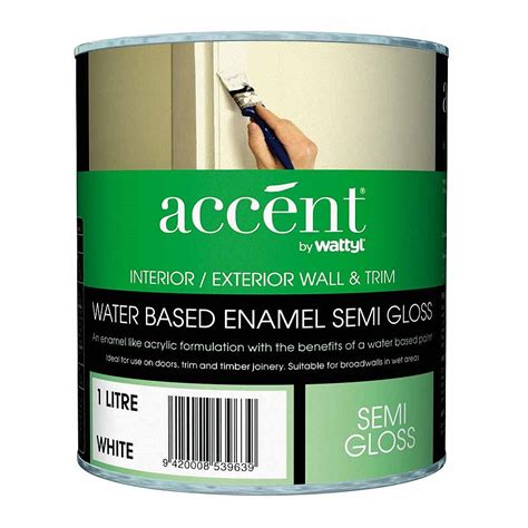 Accent Water Based Wall And Trim Semi Gloss Enamel Paint