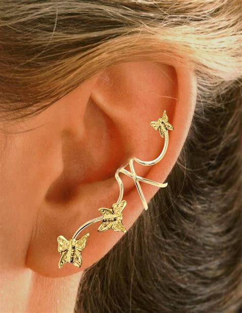 Ear Charms® Ear Cuff Non Pierced Earring Climbers Full Ear Etsy