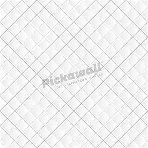 White Diamond Tile Pickawall