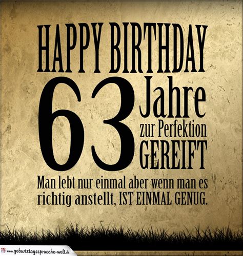 63 Geburtstag Retro Geburtstagskarte Geburtstagssprüche Welt