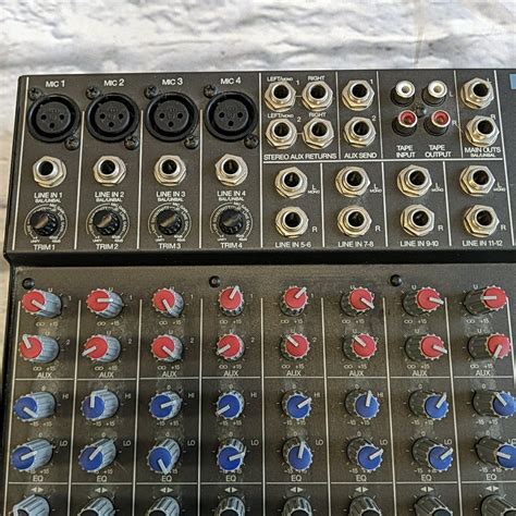 Mackie Micro Series 1202 12 Channel Micline Mixer Evolution Music