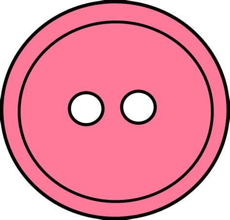 Pink Button Clip Art Pink Button Image Clip Art Art Abc Crafts