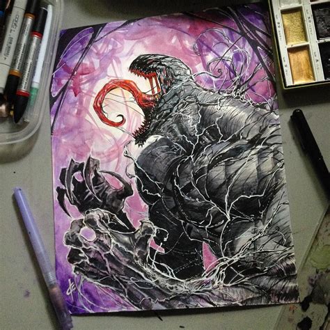 Anti Venom By Joverine Marvel Art Art Fan Art Drawing