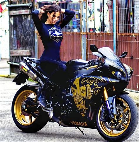 Sexy Lady Yamaha R Motos Sexy Custom Sport Bikes Motorbike Girl Motorcycle Ramp Biker