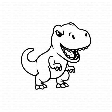 Cute Baby Dinosaur Svg Dino Svg Trex Svg T Rex Svg Etsy