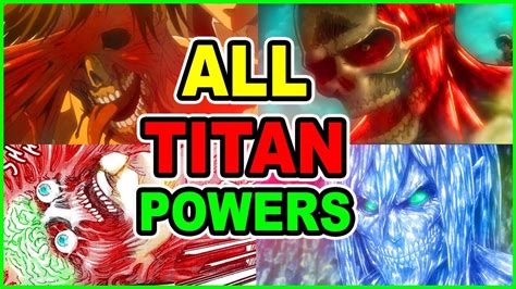 Why Are Titans Overpowered All Titan Powers Explained Titan Abilities