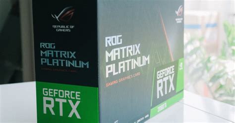 การ์ดจอ Asus Rog Matrix Geforce Rtx 2080 Ti Platinum ราคาเบาๆ 66000