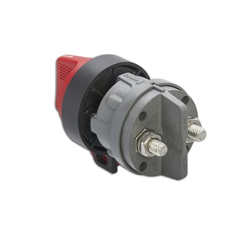 36v Battery Disconnect Switch Io Red Ss Nut Metric Littelfuse