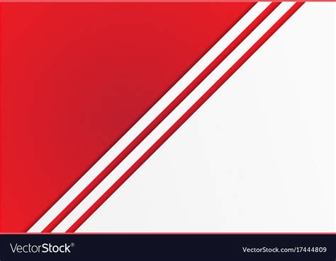 Abstract Background Red With White Lines Diagonal Vector Image