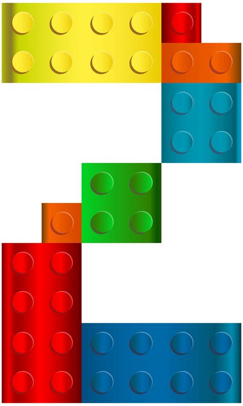 Lego Numbers Png Clip Art Library