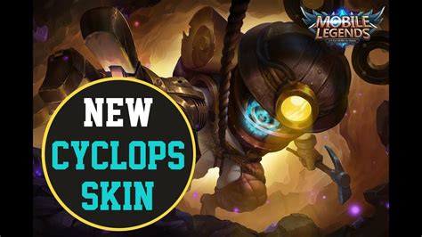 Mobile Legends New Cyclops Skin Gameplay Super Adventurer Youtube