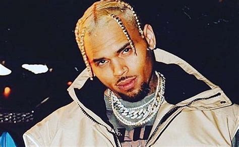 Chris Brown Blonde Hair Ohhmaybebaby Chris Brown With Blonde Hair