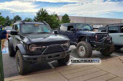 Spotted Sasquatch Broncos Vs Modified Jeep Wrangler Rubicon And