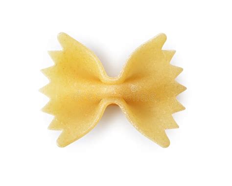 Close Up Farfalle Traditional Shape Of Dry Uncooked Whole Wheat