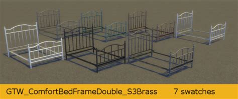 My Sims 4 Blog Ts3 Bed Frames Conversions By Gatochwegchristel