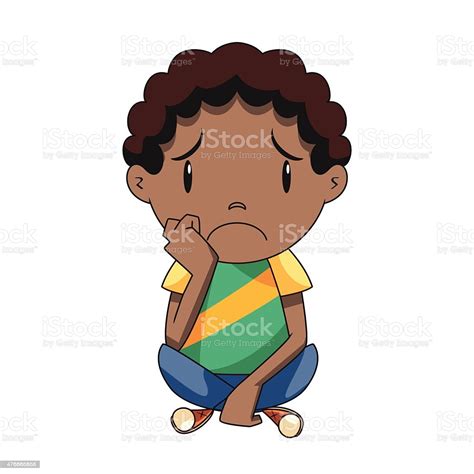 Sad Child Stock Illustration Download Image Now Istock