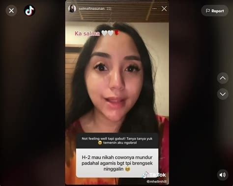 Reaksi Salmafina Sunan Dicurhati Netizen Soal Gagal Nikah Dengan Pria
