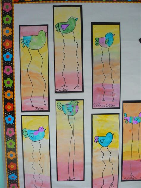 Dali Style Spring Birds Spring Art Projects Art Lessons Elementary