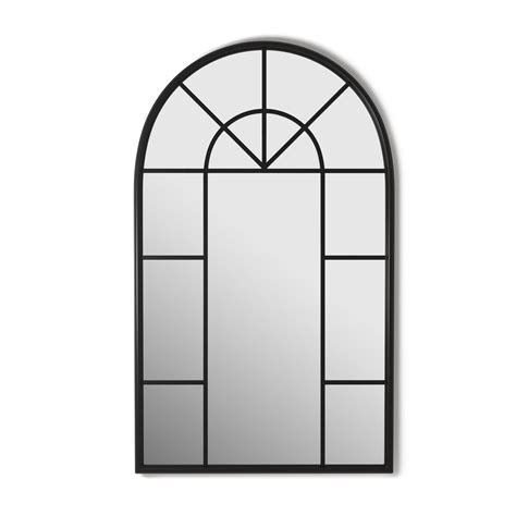Barnyard Designs 24 X 40 Rustic Metal Cathedral Mirror Decorative