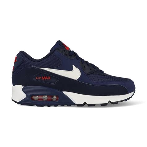 The air max 90 is a classic throwback sneaker with its bold colors and distinctive 90's flair. Nike Air Max 90 Essential AJ1285-403 Blauw