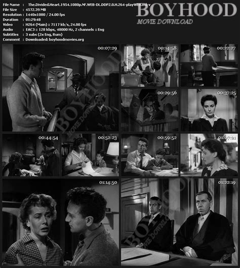 The Divided Heart 1954 Boyhood Movies Download