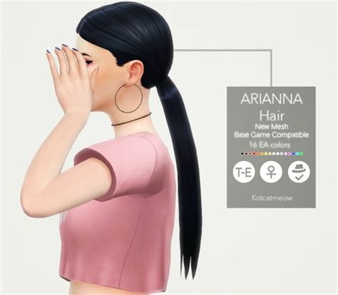 Arianna Hair At Kotcatmeow Sims 4 Updates