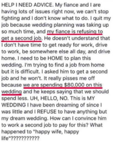 I Quit Work To Plan My Wedding Full Time But Now My Man Refuses To Get A Second Job To Pay For