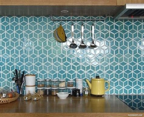 Stunning Geometric Backsplash Tile Kitchen Ideas 31 Geometric Kitchen