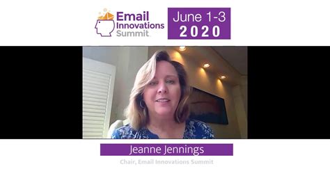 Jeanne Jennings Email Innovations Summit Preview Youtube