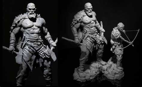 God Of War Check Out Early Character Design For Kratos