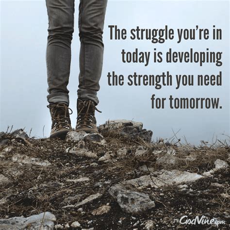 Struggle Is Strength For Tomorrow Christian Inspirational Images