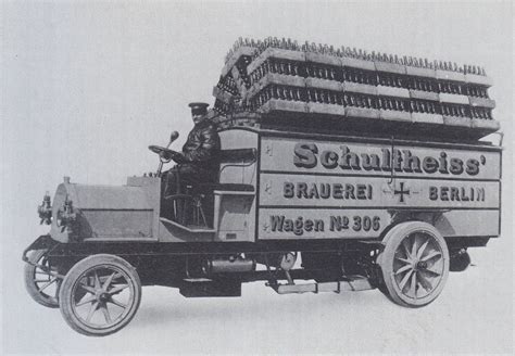 Daimler Marienfelde Typ D4 Flaschenbier Transportwagen 28PS 1907