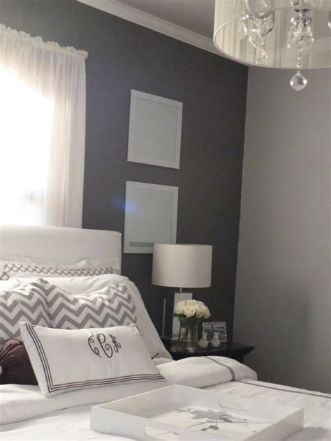 From warm and cozy neutrals to bright and bold once you've selected your bedroom paint colors, we can walk you through the next steps. Two tone gray walls for my bedroom/bath | Bedrooms n such ...