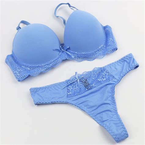 women s push up bra and panty set bra sets lace underwear 32 44 b c d dd e cup ebay
