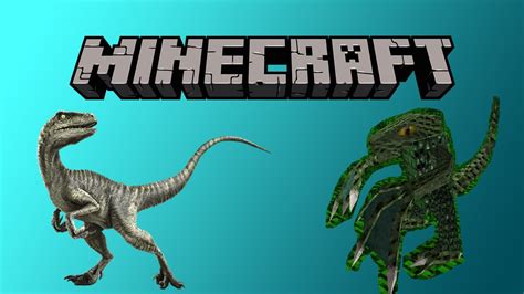 Minecraft Jurassic Park Raptor Youtube