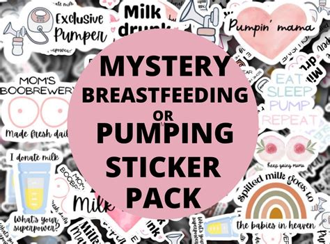 Breastfeeding Stickers Pumping Mom Liquid Gold Exclusive Pumper Mystery Sticker Pack