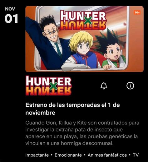 Más Episodios De Hunter X Hunter Llegarán A Netflix Ramen Para Dos