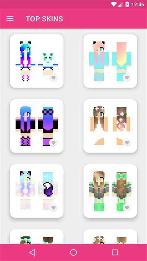 Girls Skins For Minecraft Pe Amazonde Apps And Spiele