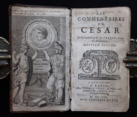 1665 Julius Caesar War Commentaries Gallic Wars Civil War Etsy