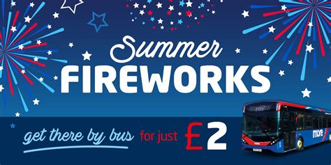 Travel With Us To This Years Summer Fireworks Morebus