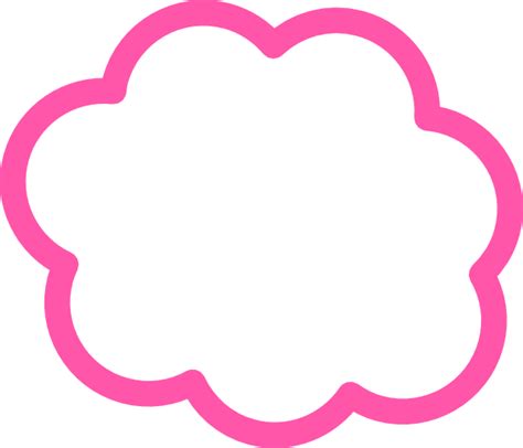 Pink Cloud Clip Art At Vector Clip Art Online Royalty Free