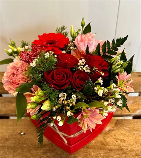 Forever The One Heart Hat Box Louise James Florist